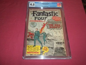 Fantastic Four #13 marvel 1963 cgc 4.5 silver age comic book 1ST WATCHER! - Picture 1 of 4