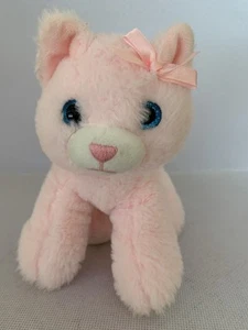 TJM Cat Kitten Pink Soft Plush Toy 9” - Picture 1 of 3