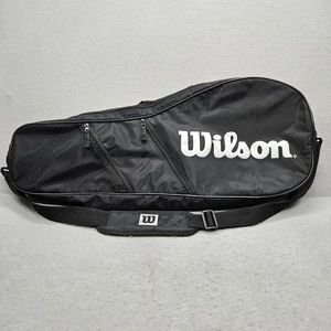 Wilson Tennis Racket Carrying Case Bag 28" Length Black - Picture 1 of 12