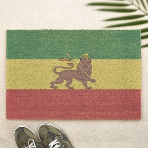 Rasta Fußmatte Rastafari Rastafari Jamaika Fußmatte Indoor Front Willkommen Matte - Bild 1 von 7