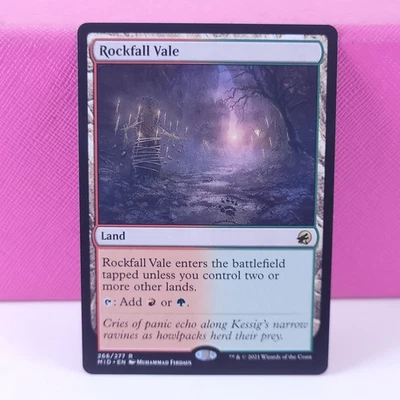 MTG - Innistrad: Midnight Hunt - Rockfall Vale 266/277 Magic: The Gathering - Image 1 of 4