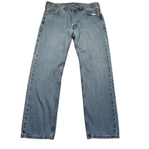 Levis 505 Regular Fit Herren Jeans Medium Wash Denim 36x32 Classic 100% Baumwolle - Bild 1 von 6