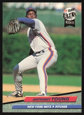 1992 Fleer Ultra Anthony Young RC #238 New York Mets - Image 1 of 2