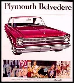 Folleto Plymouth Belvedere DLX 1965, satélite, enorme Foto 1 de 1