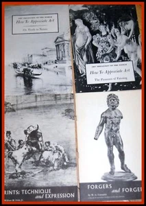 Art Treasures World 1950er Abrams Set 4 BOOKLETS 1. Auflage - Bild 1 von 6