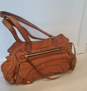 Miu Miu By Prada Bag Handtasche Cognac Echtleder - Bild 1 von 22