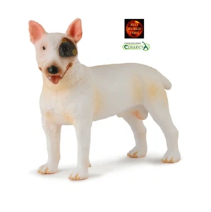 Bullterrier männliches Hundespielzeug Modellfigur von CollectA 88384 Ideal Kuchenaufleger - Bild 1 von 1