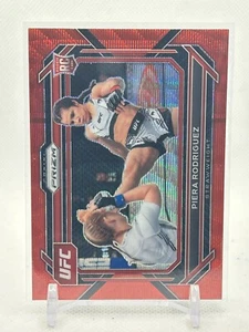 2023 Prizm UFC Base Horizontal Ruby Wave Strawweight #99 Piera Rodriguez - Picture 1 of 2