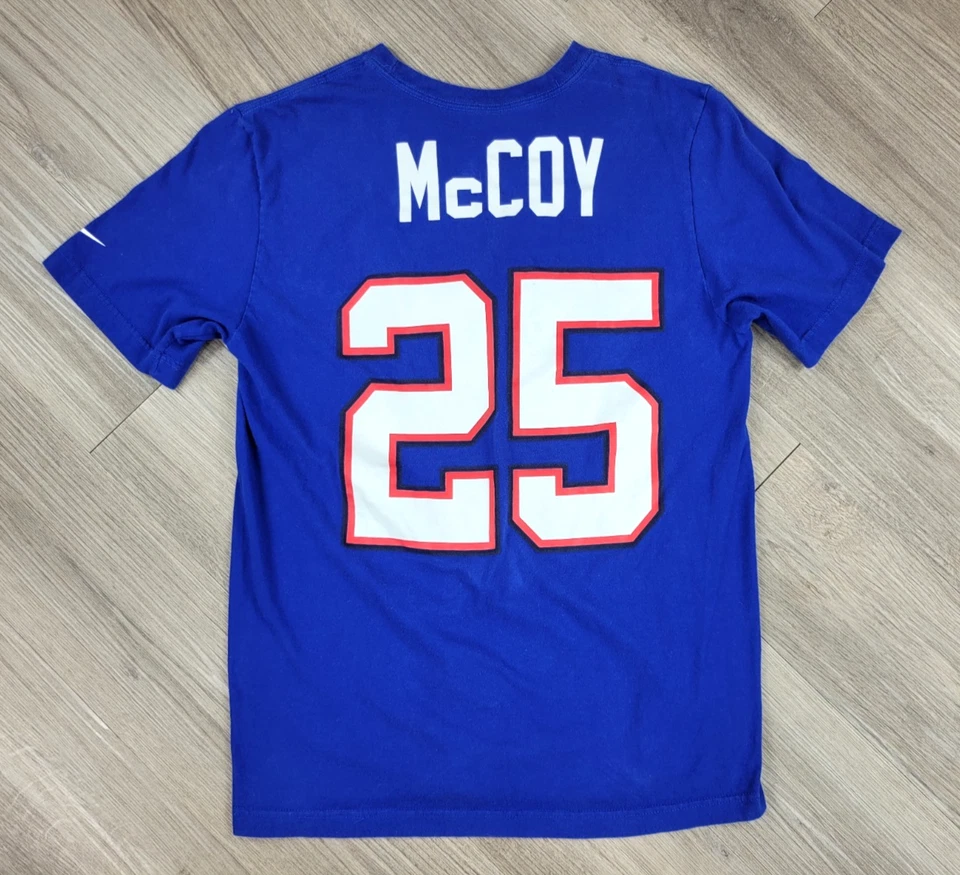 Camiseta gráfica Nike Buffalo Bills LeSean McCoy #25 talla mediana para hombre Foto 1 de 4