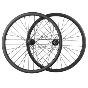 29er Carbon MTB XC Bicycle Wheelset 30x30mm Boost QR Thru Axle HG XD MS Hub - Picture 1 of 11