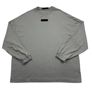 Essentials Fear Of God Cuello Redondo Manga Larga SELLO Pacsun Talla M De Gran Tamaño - Imagen 1 de 16