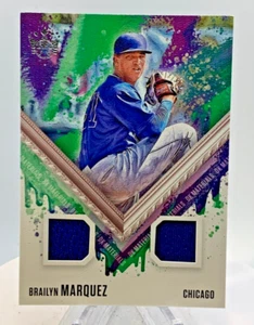 2021 Panini Diamond Kings - DK Materials #DKM-BM Brailyn Marquez (MEM, RC) - Foto 1 di 2