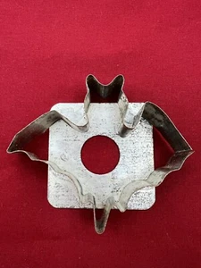 Antique German Halloween Soldered Metal Bat Cookie Cutter Grannycore Primitive - Picture 1 of 6