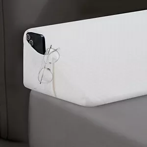 Queen Size Bed Wedge Pillow For Headboard Bed Gap Filler08" Memory Foam Mattress - Picture 1 of 8