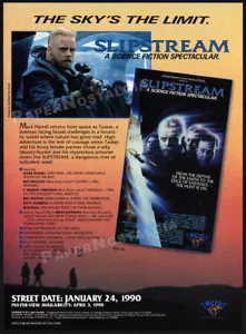 SLIPSTREAM__Original 1989 Trade print AD movie promo__MARK HAMILL__BEN KINGSLEY - Picture 1 of 1