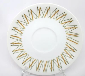 Seyei PANAMA Saucer(s) #1401 Fine China of Japan Mid-Century Criss-Cross - Picture 1 of 8