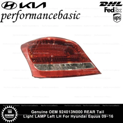 Genuine OEM 924013N000 REAR Tail Light LAMP Left LH For Hyundai Equus 09-16 - Image 1 of 2