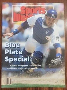 Sports Illustrated July 5 1993- Mike Piazza- Los Angeles Dodgers - Picture 1 of 1