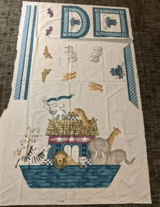 Daisy Kingdom Country Arche Noah Baby Stoff Panel hängendes Handtuch Mobile Kissen - Bild 1 von 9