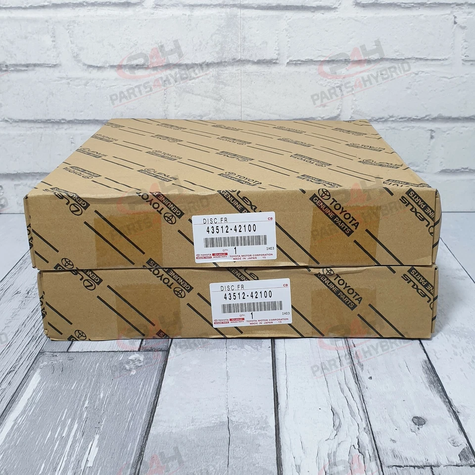 PAR DE DISCOS DE FRENO DELANTERO TOYOTA RAV4 GENUINOS ALA40 IZQUIERDO Y DERECHO 2,0 L 2012-2019 Foto 1 de 1