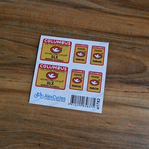 Fahrrad Columbus SLX Rinforzi Elicoidali Forcella Rahmen & Gabel Aufkleber Sticker - Bild 1 von 1