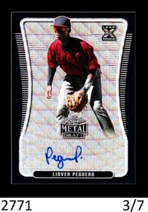 1-2020 LEAF METAL DRAFT BLACK WAVE AUTO LIOVER PEGUERO PIRATES /7 QTY - Picture 1 of 2
