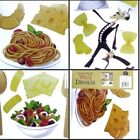 New 3 Sheets Italian Food Wall Decals Vinyl Art Reposition Wine Chef Pasta Salad