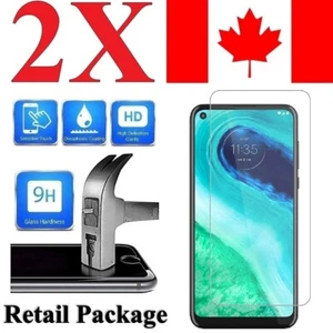 (2 PACK) Premium Tempered Glass Screen Protector for Motorola Moto G Fast 2020 - Picture 1 of 8
