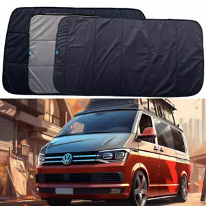 VW T5, T5.1, T6, T6.1 Transporter & Caravelle Magnetic Thermal Blinds - Picture 1 of 11
