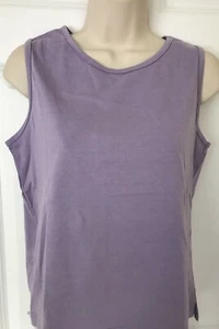 Nueva camiseta sin mangas con etiquetas Prides Landing PM (pequeña mediana) lila maciza - Imagen 1 de 10