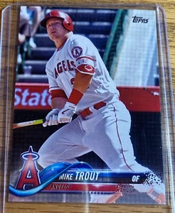2018 Topps Series 1 Mike Trout #300 Los Angeles Angels MLB Baseball Card - Picture 1 of 2