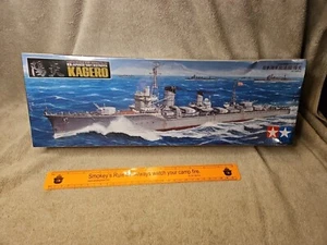 TAMIYA 1/350 Ship Series No.32 IJN Destroyer Kagero Model Kit 78032 Japan F/S - Picture 1 of 9