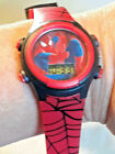 Marvel Accutime Spiderman Kids Digital Watch SPD3515 ~ TESTED ~ Ships FREE