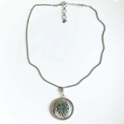 Collar Colgante Invertido Redondo Marca Lucky 22" Regalo Vintage Mujeres Fiesta Joyería Foto 1 de 4