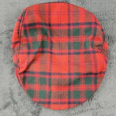 Gorra Pendleton Newsboy roja a cuadros lana mediana Foto 1 de 4