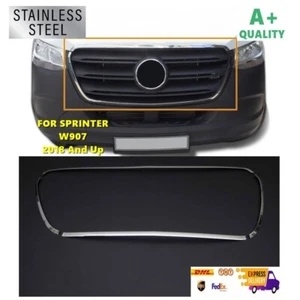 Cuadro parrilla delantera cromado 4 piezas para Mercedes Sprinter W907 Modelos 2018 en adelante. - Imagen 1 de 5