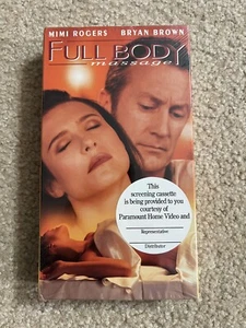 Full Body Massage (1995) VHS Promo Screener Mimi Rogers Nicolas Roeg Bryan Brown - Picture 1 of 3