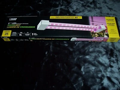 2 фута 2 лампы 19 Вт 25 пар 600 люмен красный светодиодный не тусклый светильник для выращивания растений - Изображение 1 из 4