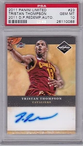 Tristan Thompson 2011-12 Limited Draft Pick RC Autograph PSA 10 Auto Pop 1 1/1 - Bild 1 von 1