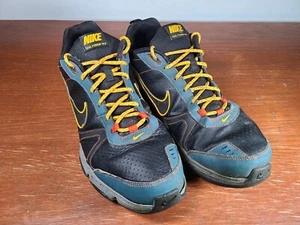 Nike Men’s Dual Fusion TR II OTR (472257-001) Size 11 Black Grey Yellow - Picture 1 of 12