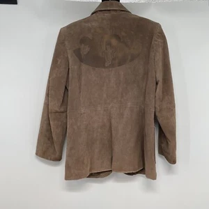 Vintage Beatles Rock Band On The Back St Johns Bay Women’s M Suede Jacket - Picture 1 of 12