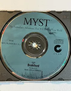 Myst CD-ROM Windows Big Box PC Spiel 1993 A Cyan Prod Broderbund ohne Bedienungsanleitung - Bild 1 von 3