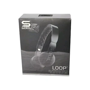 Soul Loop Headphones Blk H220BK Wired 3.5 - Picture 1 of 6
