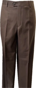 Herren Hose 100% Wolle Flatfront Col. Braun Art.102W - Bild 1 von 6
