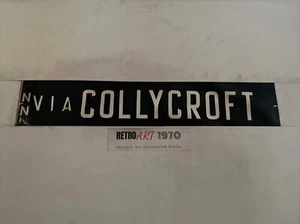 Collycroft Colly Croft - K18A Nuneaton Bus Blind Destination 1969 35” - GIFT - Picture 1 of 12