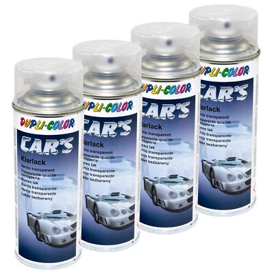 Klarlack glänzend 4 x 400 ml Sprühlack Lack Klar DUPLI-COLOR Lackspray 385858 - Bild 1 von 4