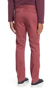 Tommy Bahama Top Sail Straight Leg Pants Sangria 34 NWT $125 - Picture 1 of 3