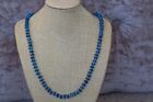 20" Himalyan Kyanite Platinum Plated Sterling Silver Necklace