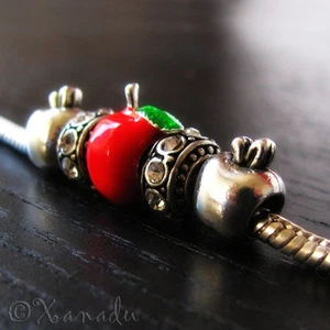 Brazalete Dije Europeo Apple Of My Eye - Regalo para Hija y Nieta - Imagen 1 de 5