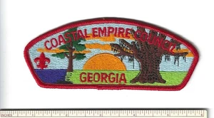 EM SCOUT BSA CSP COASTAL EMPIRE COUNCIL GEORGIA MERGED INSIGNIA GA PATCH BADGE ! - Picture 1 of 1